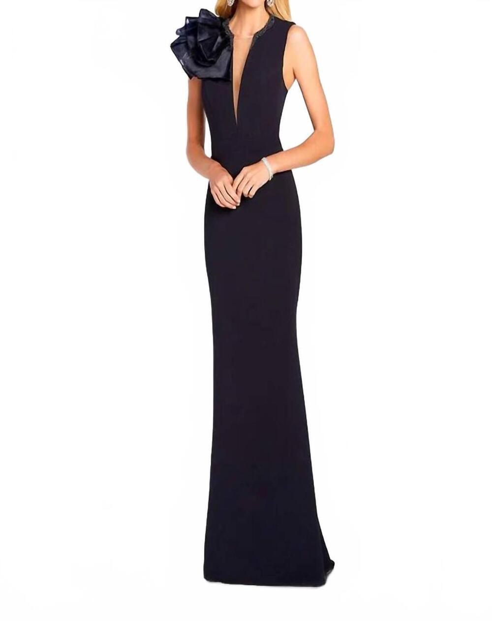 NEW CAMERON BLAKE mother of the bride gown in midnight